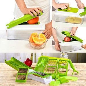 Nicer Dicer 12-in-1 Vegetable Cutter & Slicer – Fast, Easy & Mess-Free Food Chopper